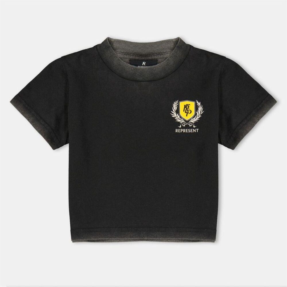 Represent Childrens/Kids Cotton Short-Sleeved T-Shirt / Black
